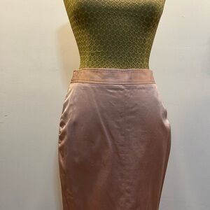 BCBGMaxAzria Pink Knee-Length Pencil Skirt